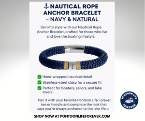 Custom Engraved Anchor Bracelet