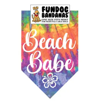 Beach Babe Dog Bandana