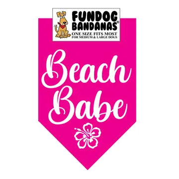 Beach Babe Dog Bandana