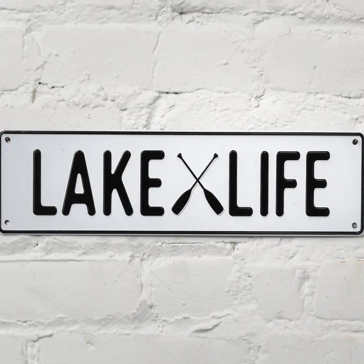 Lake Life Wall Sign