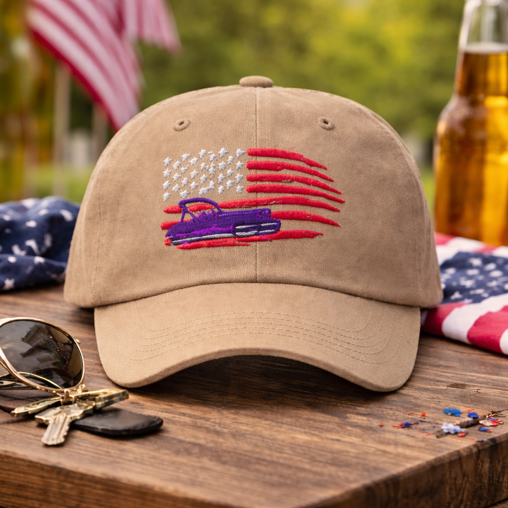 Patriotic Flag Pontoon Hat