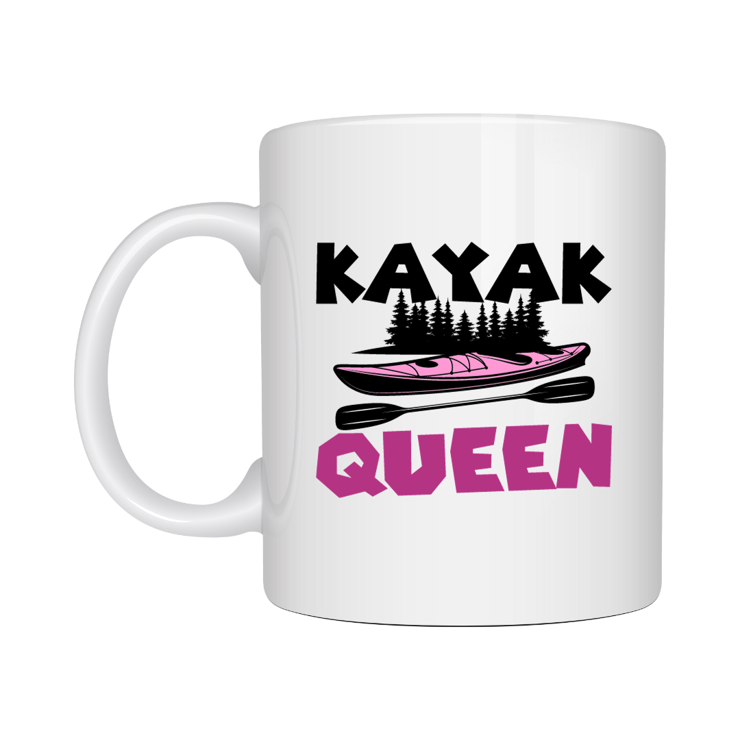 Kayak Queen Mug