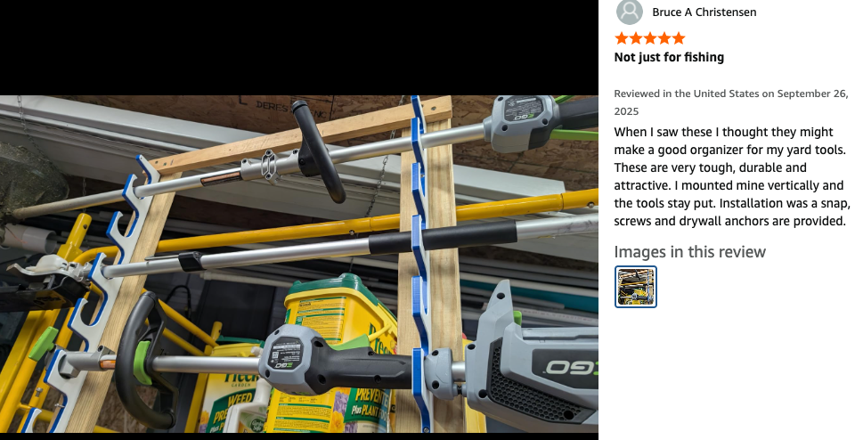Fishing Rod Racks | Wall or Ceiling or Boat Mounted