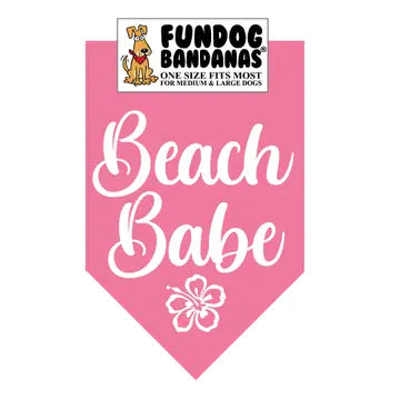 Beach Babe Dog Bandana