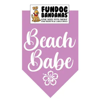 Beach Babe Dog Bandana