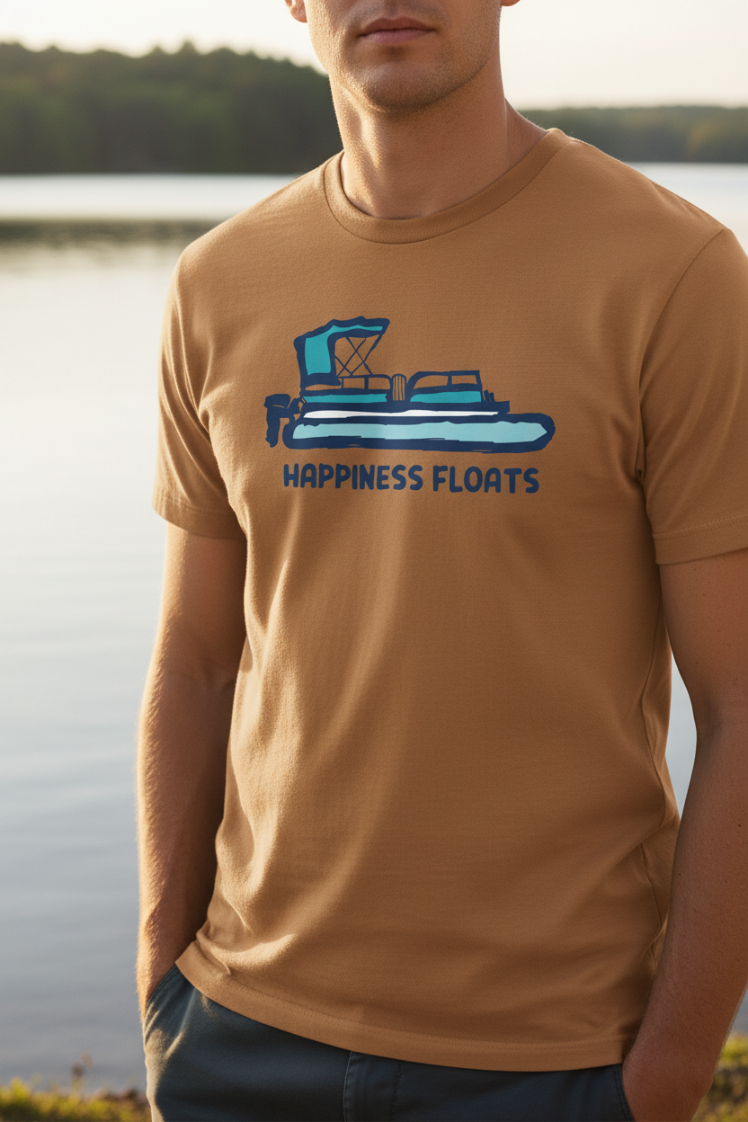 Happiness Floats Tee (Savana Brown)