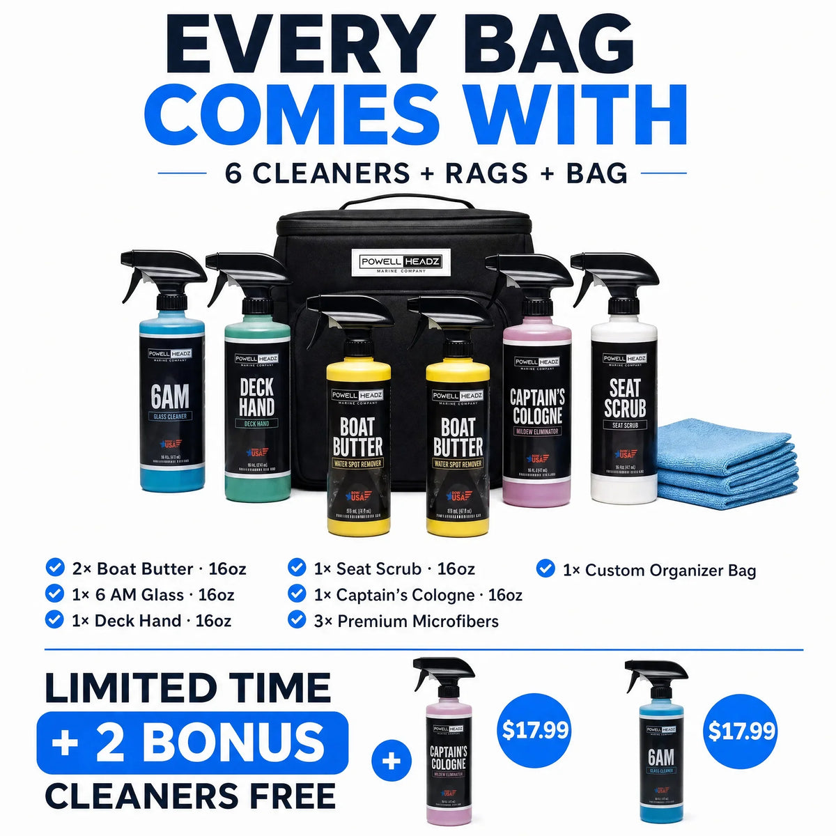 The Dock Father Boat Cleaning Kit