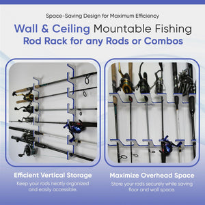 Fishing Rod Racks | Wall or Ceiling or Boat Mounted