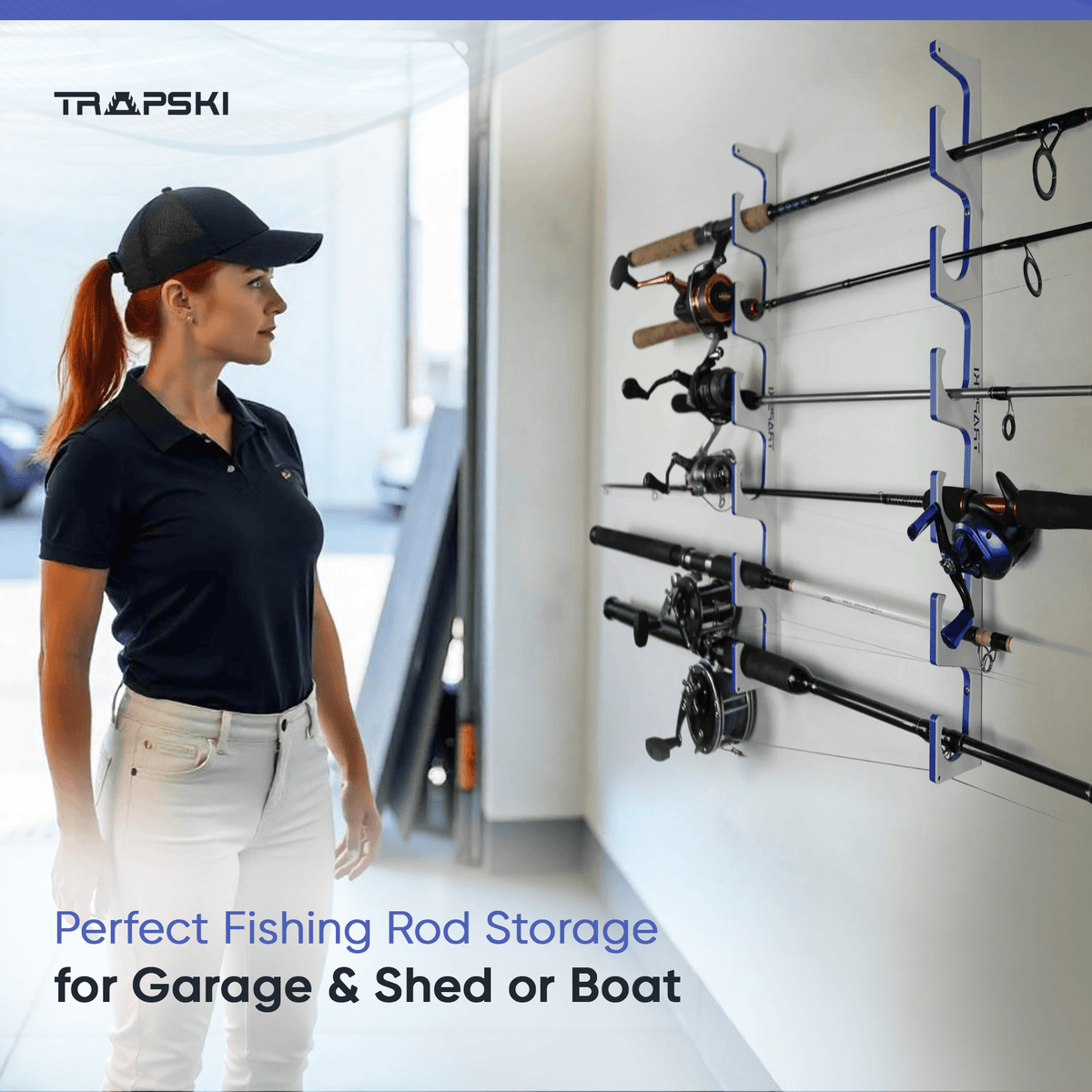 Fishing Rod Racks | Wall or Ceiling or Boat Mounted