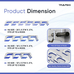 Fishing Rod Racks | Wall or Ceiling or Boat Mounted