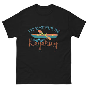 I'd Rather Be Kayaking Men's classic tee