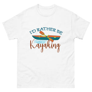 I'd Rather Be Kayaking Men's classic tee